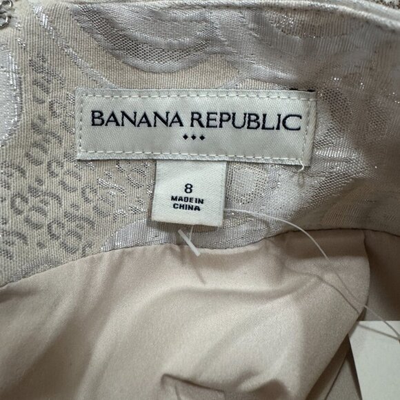 NWT Banana Republic Brocade Mini Skirt - Size 8 - Picture 6 of 8